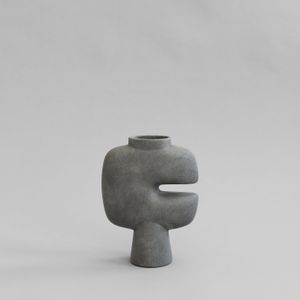 Tribal Vase, Medio - Dark Grey - Styling by 101 copenhagen