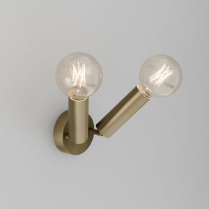 Applique CRICCO E27x2 - Ottone - Wall lamp by Amarcords