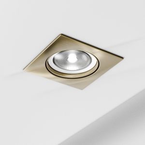 Faretto SQUARE - a filo - Ottone - Ceiling lamp by Amarcords