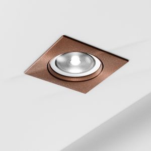 Faretto SQUARE - a filo - Corten - Ceiling lamp by Amarcords