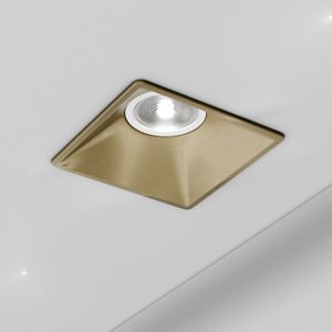 Faretto SQUARE - recessa - Ottone - Ceiling lamp by Amarcords