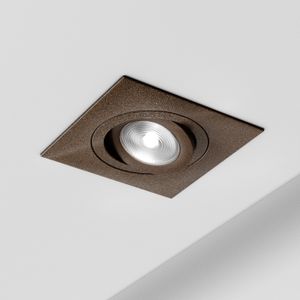 Faretto SQUARE - basculante - Brunito - Ceiling lamp by Amarcords