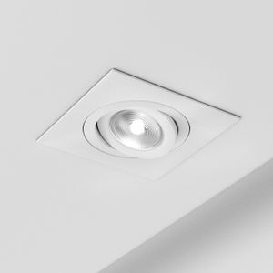Faretto SQUARE - basculante - Bianco - Ceiling lamp by Amarcords