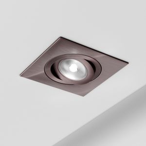 Faretto SQUARE - basculante - Rame antico - Ceiling lamp by Amarcords