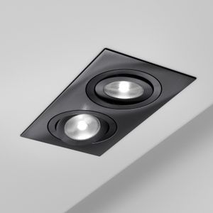 Faretto SQUARE x2 - basculante - Brutanio - Ceiling lamp by Amarcords