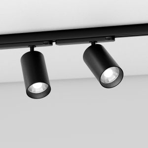 Faretto 230V BRAVO 13 - binario - Nero - Ceiling lamp by Amarcords