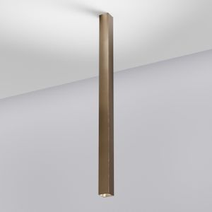 Plafoniera QUBETTO 89 - Bronzo - Ceiling lamp by Amarcords