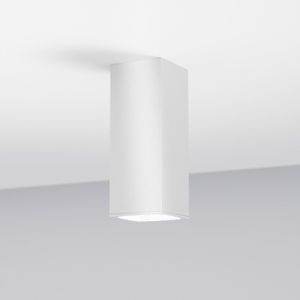 Plafoniera IP54 QUBE - Bianco - Ceiling lamp by Amarcords