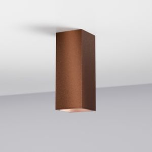 Plafoniera IP54 QUBE - Corten - Ceiling lamp by Amarcords