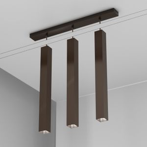 Organo QUBINO 55x3 - plafone - Brunito - Ceiling lamp by Amarcords