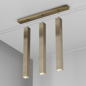 Organo QUBINO 55x3 - plafone - Ottone - Ceiling lamp by Amarcords