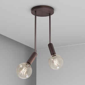 Sospensione CRICCO T13x2 - plafone - Rame antico - Ceiling lamp by Amarcords