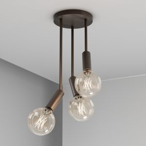 Sospensione CRICCO T13x3 - plafone - Brunito - Ceiling lamp by Amarcords
