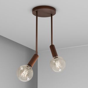 Sospensione CRICCO T13x2 - plafone - Corten - Ceiling lamp by Amarcords