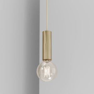 Sospensione CRICCO 13 - binario - Ottone - Ceiling lamp by Amarcords