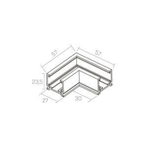 SLIM Angolo orizzontale - Ceiling lamp by Amarcords