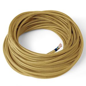 Seta ORO - Tondo - 3x0,75mm - Ceiling lamp by Amarcords