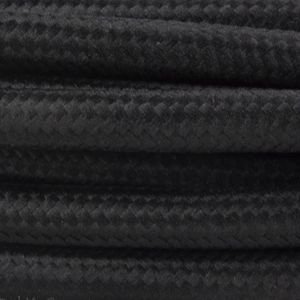 Seta NERO - Tondo - 2x0,75mm - Ceiling lamp by Amarcords
