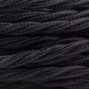 Seta NERO - Trecciato - 2x0,75mm - Ceiling lamp by Amarcords