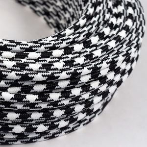 Seta IRON nero - Tondo - 3x0,75mm - Ceiling lamp by Amarcords