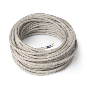 Lino BEIGE - Tondo - 2x0,75mm - Ceiling lamp by Amarcords