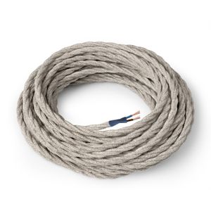 Lino BEIGE - Trecciato - 2x0,75mm - Ceiling lamp by Amarcords