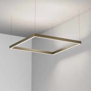 FYLOS SQUARE B9 - sospeso - Ottone - Ceiling lamp by Amarcords
