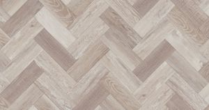 Washed Salvaged Timber in Small Parquet - Synthetic Floor by Amtico