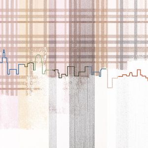 Skyline_1 - Wallpaper by Adriani e Rossi edizioni