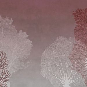 Reef bordeaux - Wallpaper by Adriani e Rossi edizioni
