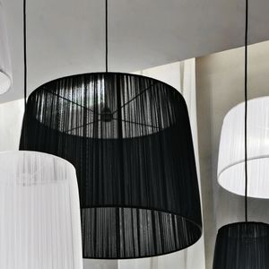 Lampada Paralume in organza bianco e nero - Styling by Adriani e Rossi edizioni