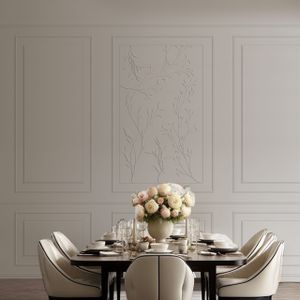Boiserie Leaves – 3D - Wallpaper by Adriani e Rossi edizioni