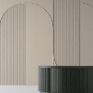 Curved Lines – 3D - Wallpaper by Adriani e Rossi edizioni
