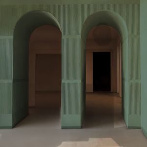 Round Lines – 3D - Wallpaper by Adriani e Rossi edizioni