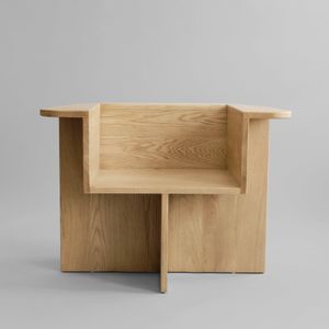 Brutus Lounge Chair - Natural Oak - Armchair by 101 copenhagen