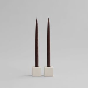 Cube Candle Holder - High Glazed Birch - Styling by 101 copenhagen
