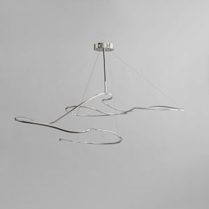 Ghost Chandelier, Big - Chrome (5m) - Ceiling lamp by 101 copenhagen