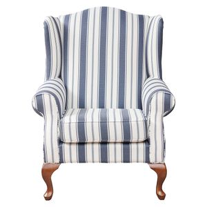 Australian-made Fabric Wing Chair With a Solid Timber Frame - Armchair by 1825 srl