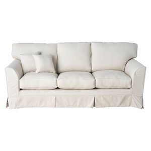 Melrose 3 Seater Fabric Sofa with Washable Slip Cover - Sofa by 1825 srl