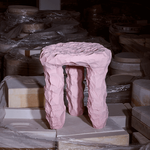 Crockery Stool Pink (A) - Accessories by 1882 Ltd