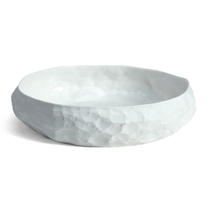 Crockery White Largest Flat Bowl - Styling by 1882 Ltd