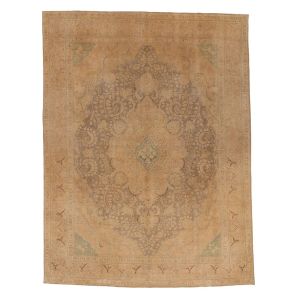Beige Vintage Traditional Wool Rug - Rug by Abchome