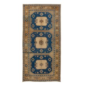 Blue Vintage Traditional Wool Rug - Rug by Abchome