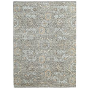 Grey Transitional Wool Rug - Rug by Abchome