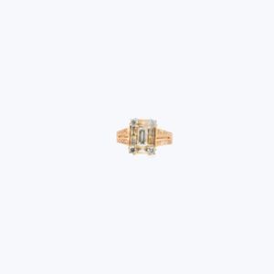 Rose Gold Diamond Cocktail Ring - Accessories by Abchome