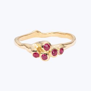 Sea Anemone Ring Ruby - Accessories by Abchome