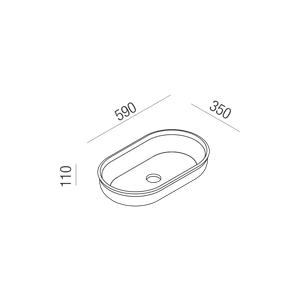 Undici - ACER0386ZZ - Washbasin by Agape