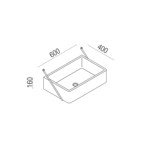 Carrara - ACER0721S_ - Washbasin by Agape