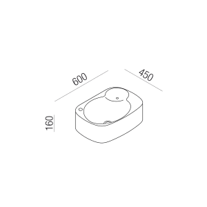 Nivis - ACER0763PR_ - Washbasin by Agape