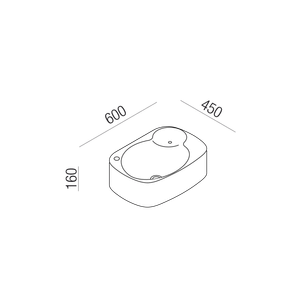 Nivis - ACER0764PR_ - Washbasin by Agape